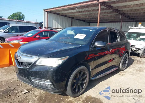 2015 Acura Mdx Technology Package from USA, damaged, VIN 5FRYD4H48FB019524